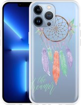 iPhone 13 Pro Max Hoesje Watercolor Dreamcatcher - Designed by Cazy