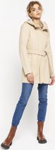 LOLALIZA Duffle coat met capuchon - Beige - Maat 48