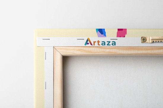 Artaza Peinture Sur Toile Girafe Colorée - Abstrait - 60x90 - Photo Sur Toile - Impression Sur Toile