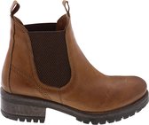 Bottines chelsea en cuir marron Lazamani