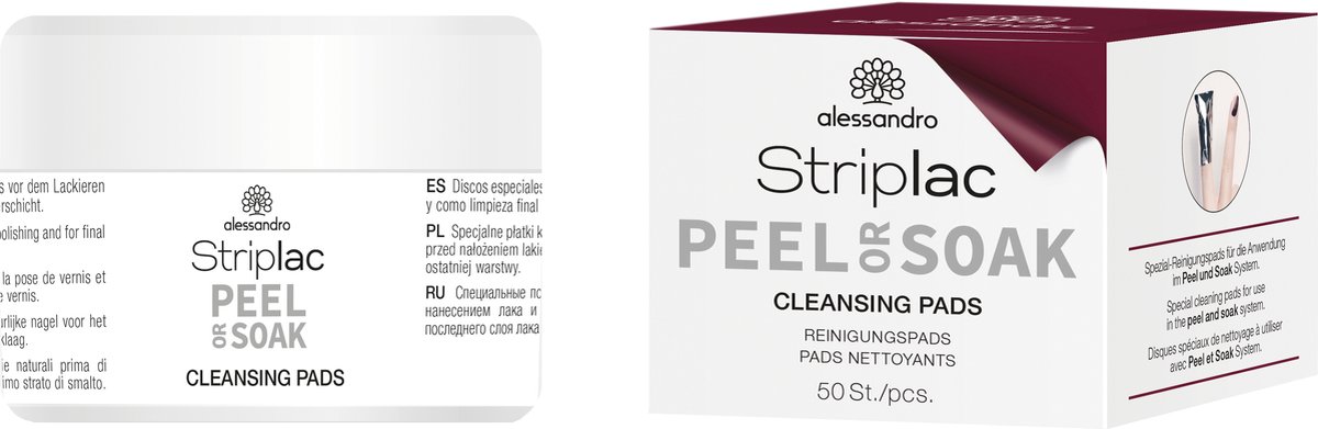 Alessandro Striplac Peel or Soak - Cleansing Pads | Viva Donna