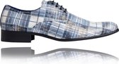 Scottish Residence - Maat 42 - Lureaux - Kleurrijke Schoenen Voor Heren - Veterschoenen Met Print
