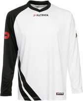 Patrick Victory Voetbalshirt Lange Mouw Heren - Wit / Zwart | Maat: L