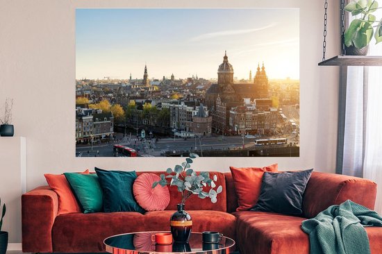 Affiche Amsterdam - Soleil - Pays- Nederland - 180x120 cm XXL