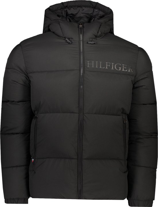 Tommy hilfiger jas heren zwart sale