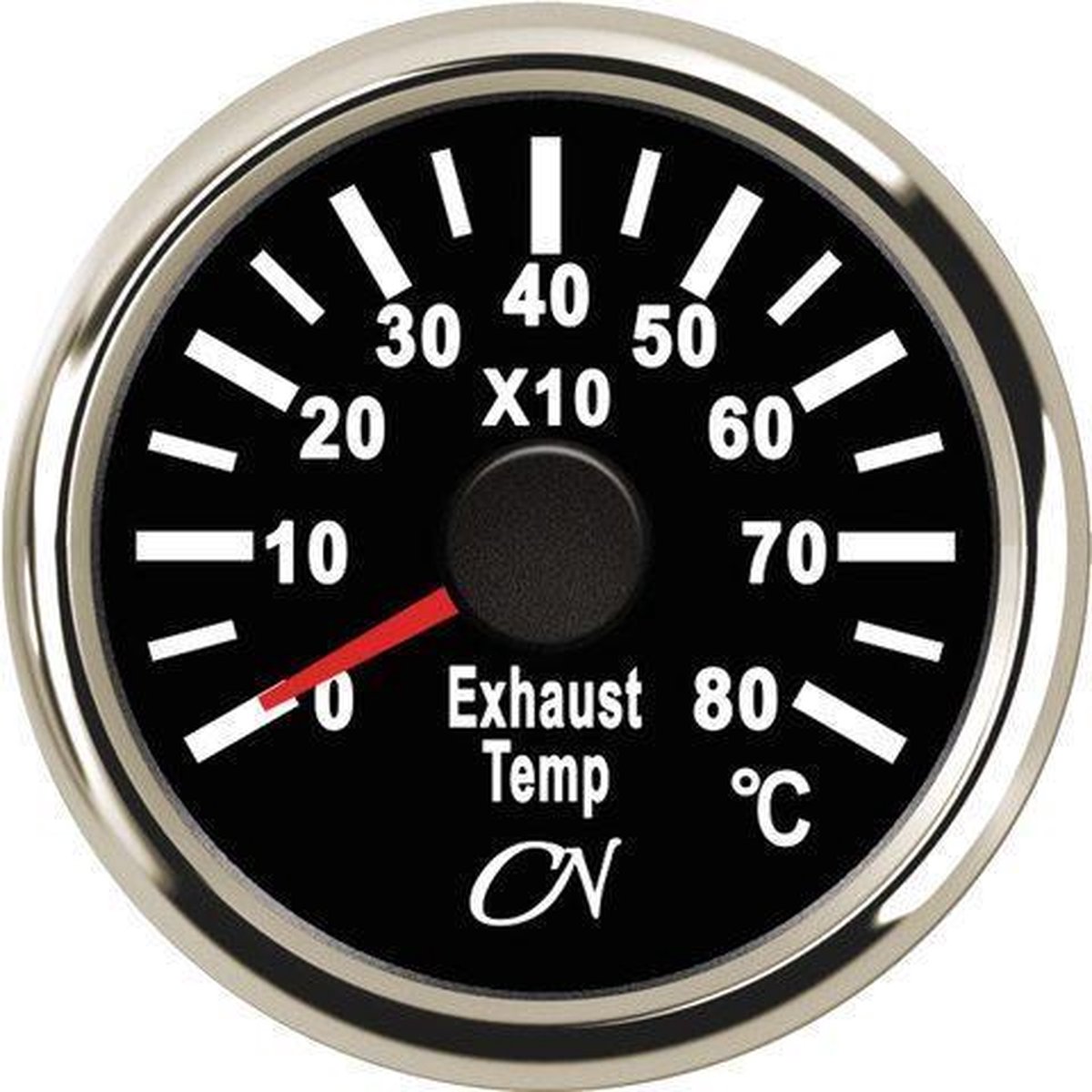 CN zwarte Uitlaattemperatuurmeter Ø52mm Thermokoppel
