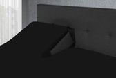 Hotel Home Collection - Split Topper Hoeslaken - 180x200/210/220+10 cm - Zwart