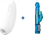 Satisfyer Curvy 1+ - Wit - Luchtdruk Vibrator + Rabbit Vibrator - Tarzan Vibrator