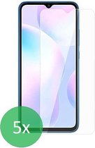 Geschikt Voor: Xiaomi Redmi 9 - 5x Screenprotector - screen protector - glas - bescherm - beschermglas