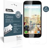 dipos I 2x Pantserfolie helder compatibel met Doogee X9 Pro Beschermfolie 9H screen-protector