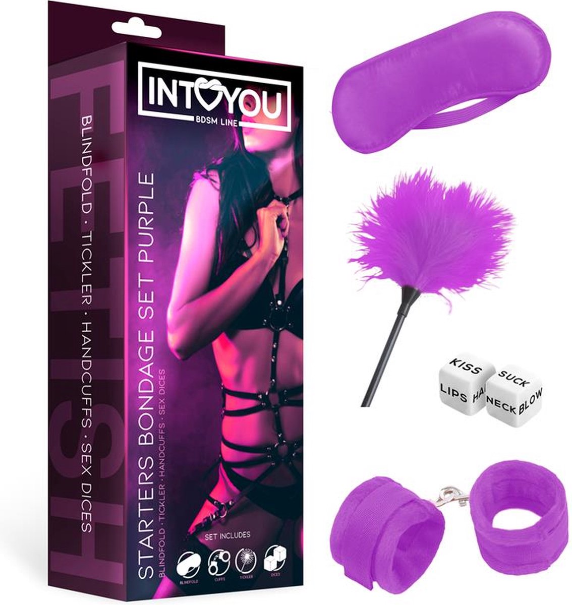 Starters Bondage Set 4 Pieces Purple