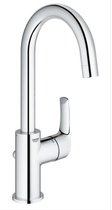 GROHE Eurosmart New wastafelkraan - met EcoJoy - draaibare uitloop - trekwaste - chroom - 23537002