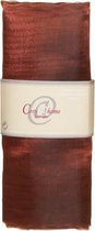 Organza Stof - Decoratiestof - 1.5x3 Meter - Bruinrood