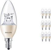 Voordeelpak 10x Philips LEDcandle E14 B38 4W 827 (MASTER) | DimTone Dimbaar - Vervangt 25W