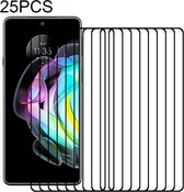 Voor Motorola Edge 20 Lite 25 PCS Volledige lijm Gehard glasfilm op volledig scherm: