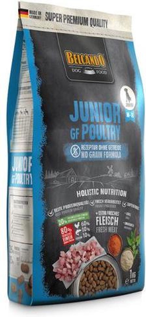 Belcando Belcando Junior Graanvrij - Gevogelte - 4 kg
