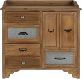 Ladenkast DKD Home Decor Hout Metaal (81 x 34 x 82 cm)
