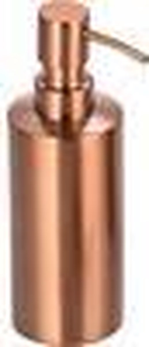MSV Zeeppompje/dispenser - Kyoto - rvs - koper kleur - 6 x 18 cm - 260 ml