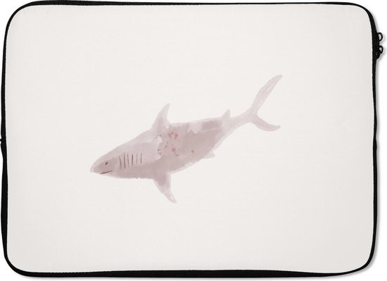 Housse ordinateur 13 pouces - Requin - Prédateurs - Aquarelle - Housse ordinateur