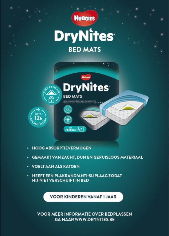 DryNites Matrasbeschermers - 28 stuks - extra absorberend - voordeelverpakking - DryNites