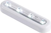 Kastverlichten - Zinaps Kastverlichting Set 4 LED Touch Switch Night Light Self Adhesive Cabinet Light Mini Night Light Bar- (WK 02127)