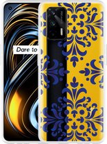 Realme GT Hoesje Delfts Blauw - Designed by Cazy