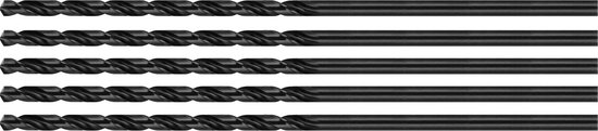 Set de 5 forets métalliques (HSS, 3,5x200 mm)
