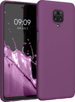 kwmobile telefoonhoesje geschikt voor Xiaomi Redmi Note 9S / 9 Pro / 9 Pro Max - Hoesje voor smartphone - Back cover in magenta-lila