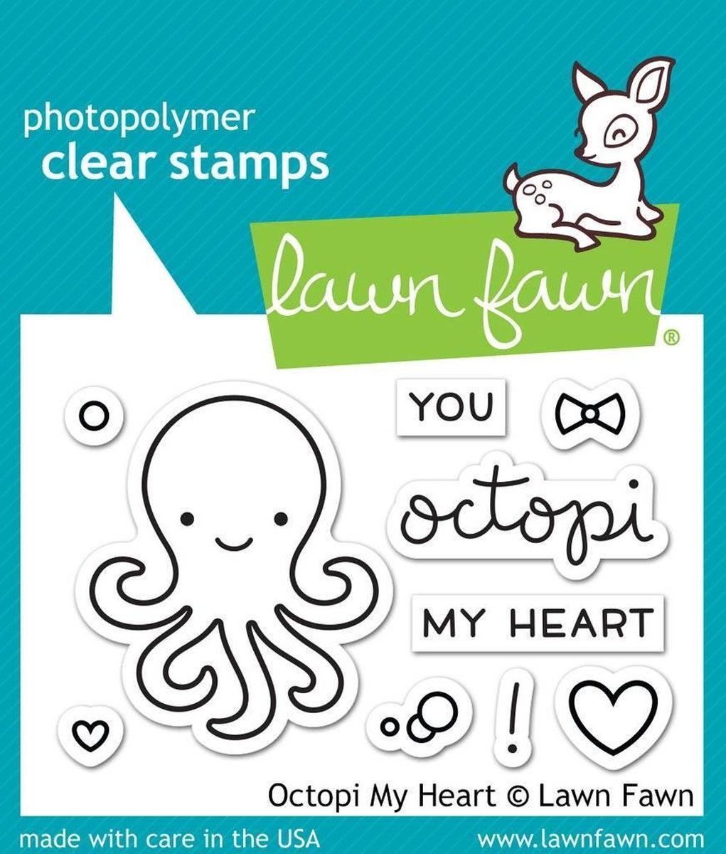 Octopi My Heart Clear Stamps (LF1295)