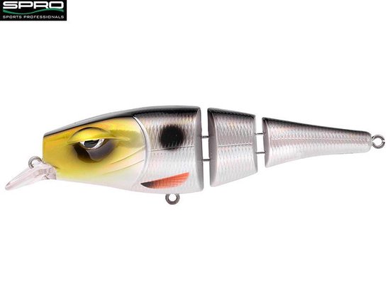 Spro Pikefighter Triple - 14.5 cm - UV silverfish van Spro — afbeelding 2