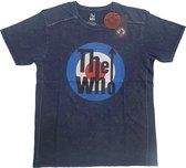 The Who - Target Logo Heren T-shirt - L - Blauw