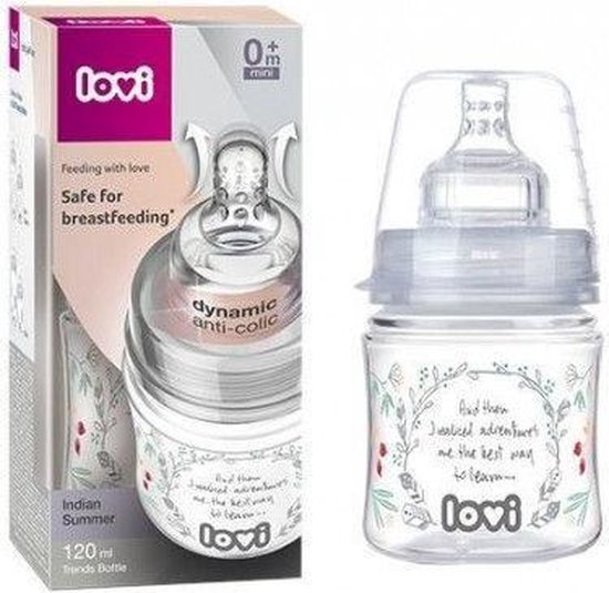 LOVI Indian Summer Trends babyfles 0+ m, 120 ml 120 ml