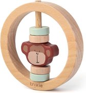 Trixie houten ronde rammelaar Mr. Monkey