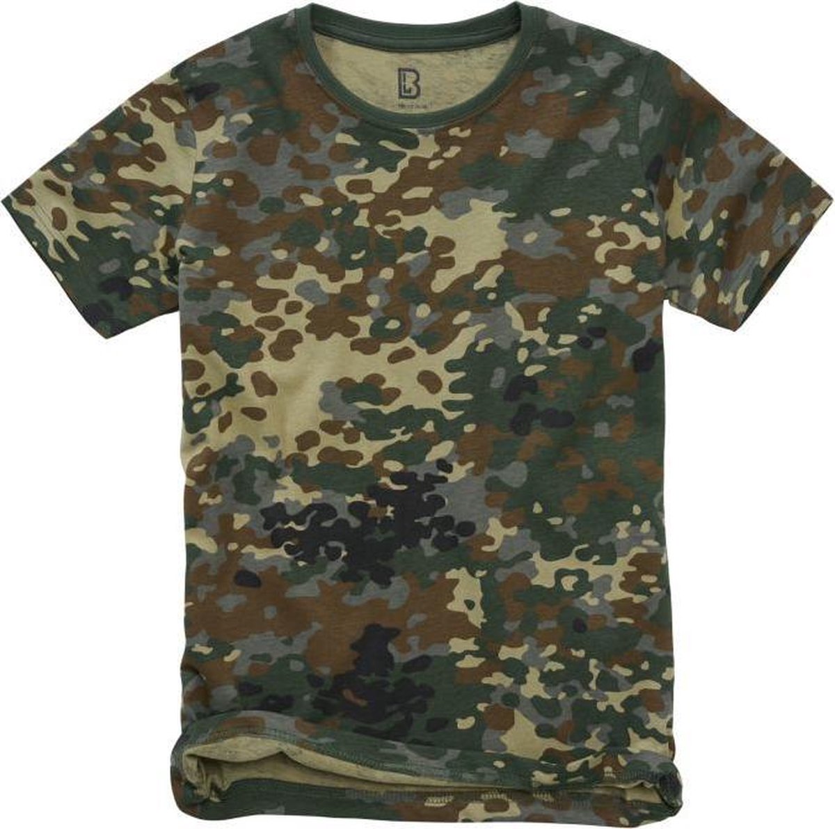 Brandit - Basic Kinder Tshirt - Kids 122 - Groen