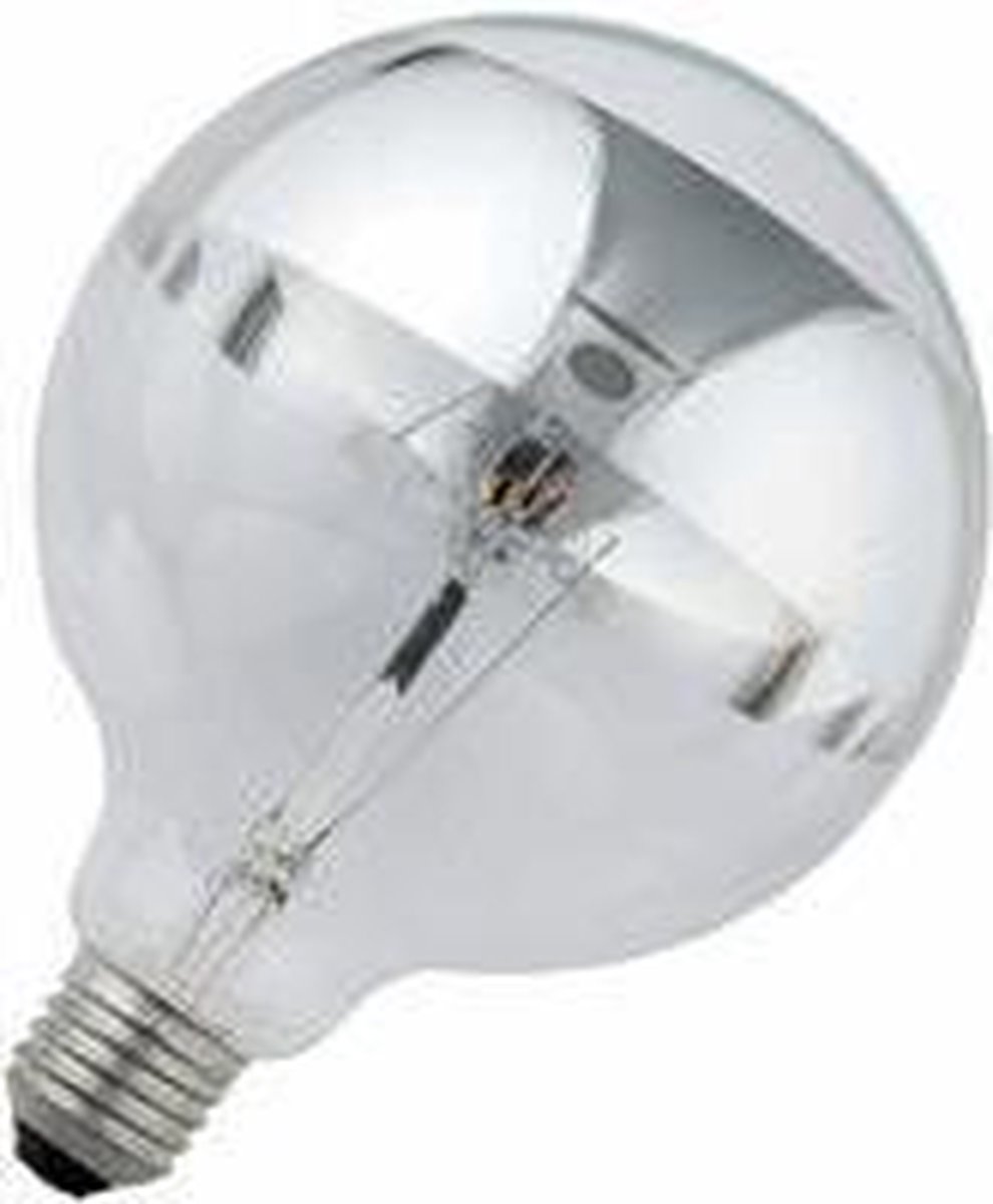 Ampoule OSRAM/RADIUM E27 60W Argent Miroir - Blanc Chaud, Effet Miroir Rétro