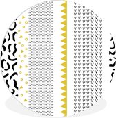 WallCircle - Tableau - Motif Xxl - Multicolore - 120 X 120 Cm