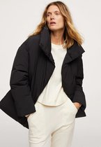 Mango Jas Gewatteerde Jas Met Opstaande Kraag 17005509 99 Dames Maat - XL