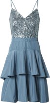 Swing jurk Hemelsblauw-40