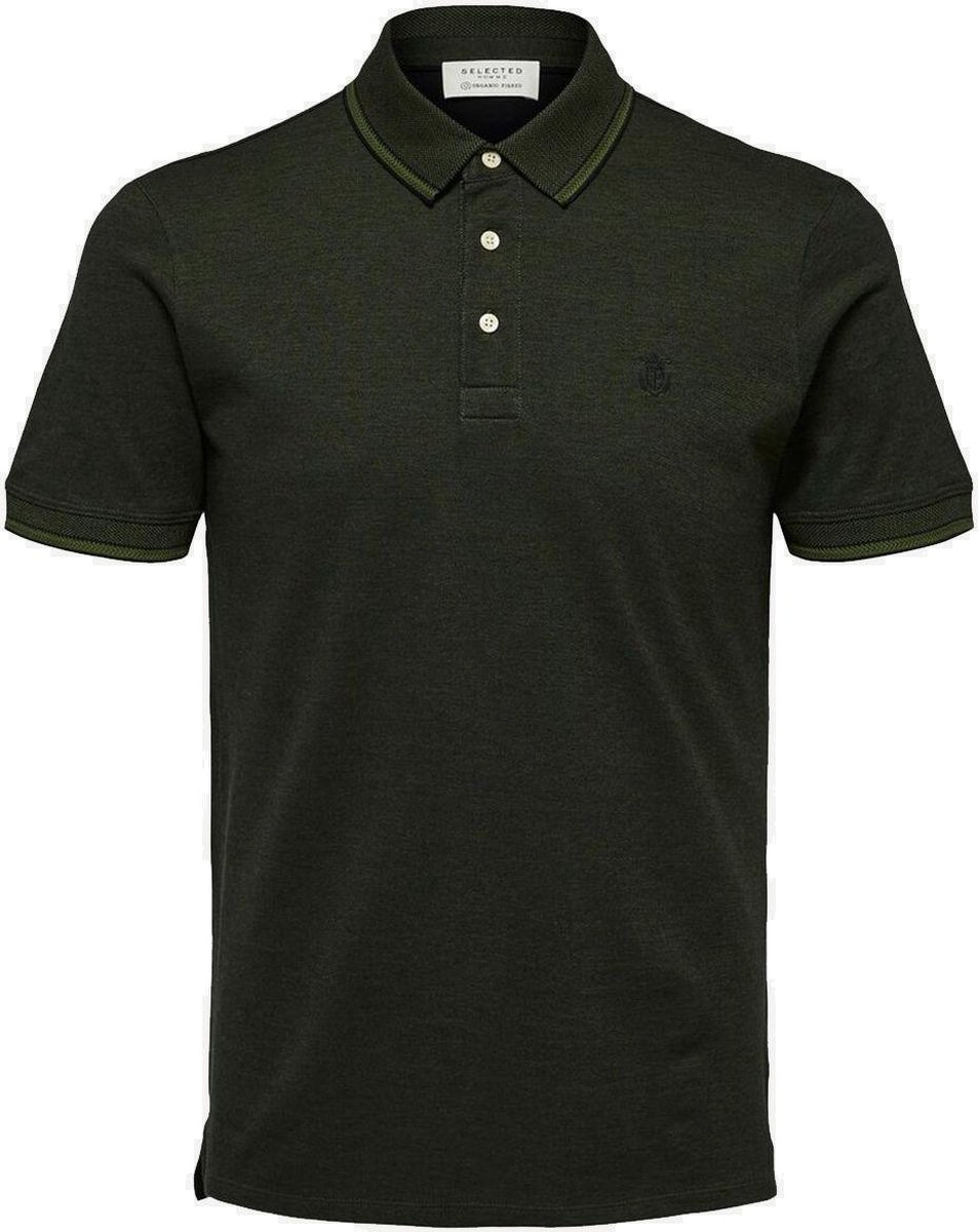 Selected SS Polo W polo heren donkergroen