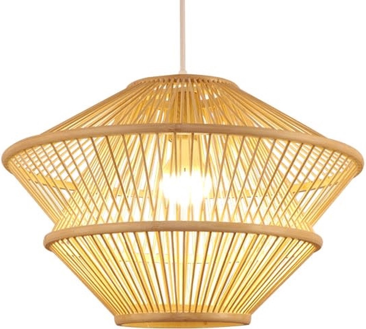 Fine Asianliving Bamboe Hanglamp D46xH31cm Oceana Handgemaakt