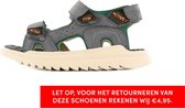 Shoesme grijze sandaal met witte grove zool