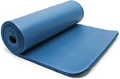 Yogamat Dik - Zinaps Yoga Mat 190 x 100 x 1,5 cm Gym Mat vloermat sport mat antislip extra dik blauw (wk 02130)