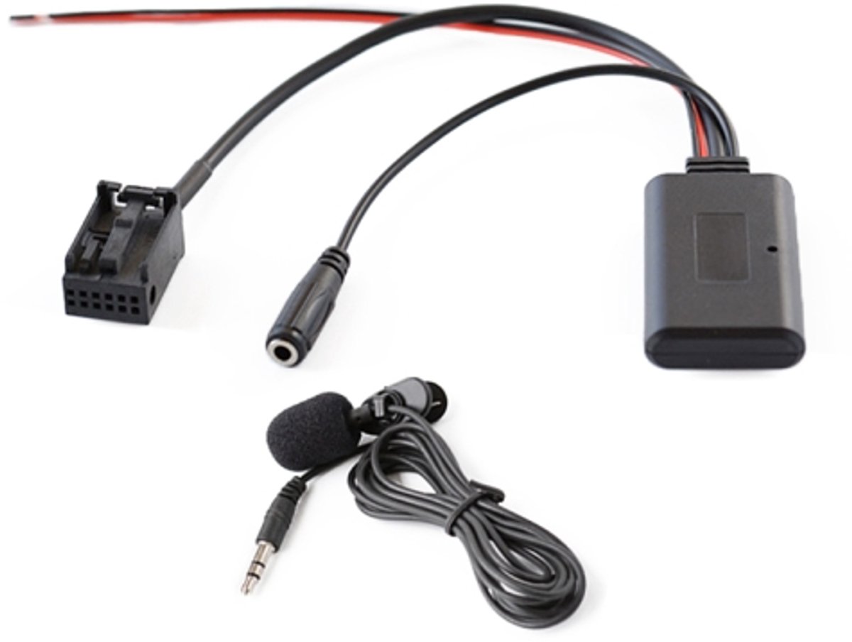 Auto AUX Bluetooth Audio Kabel + MIC voor Ford Fiesta/Focus/S-Max