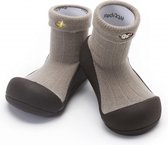 Attipas babyschoentje Bong-Bong brown,  antislip baby schoenen maat 19 (3-6 maanden)