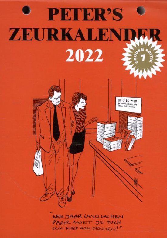 Scheurkalender - 2022 - Zeurkalender - Peter van Straaten - 17x12cm - Comello