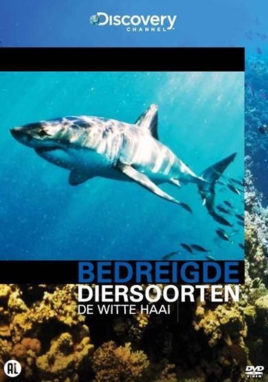 Cover van de film 'Bedreigde Diersoorten - De Witte Haai'