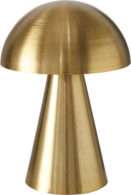 Dulaire Paddenstoel Tafellamp Goud Modern 45 cm | bol
