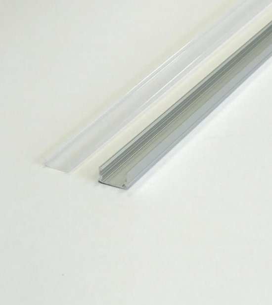 Profilé aluminium 2m pour ruban LED abat-jour blanc opaque | bol.com