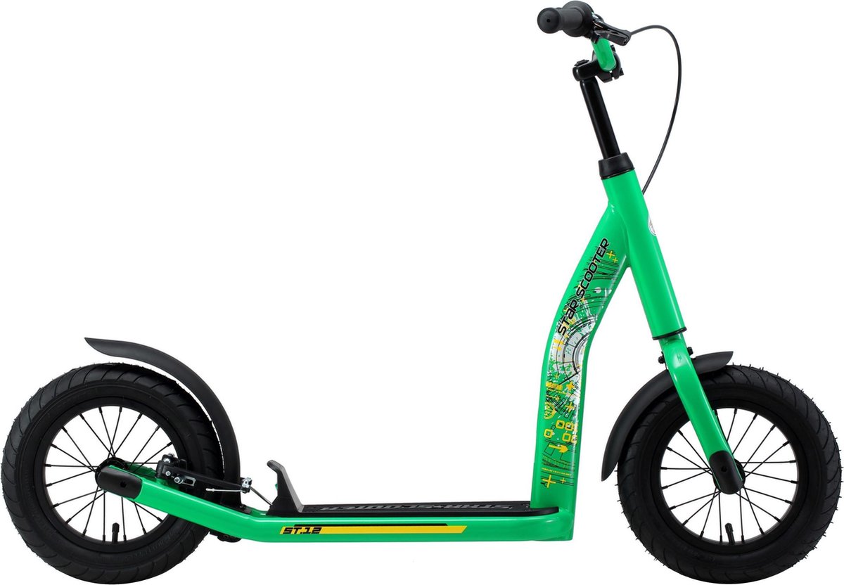 Bikestar Autoped New Gen Sport 12 Inch Groen