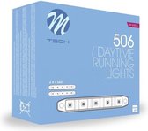 LED Licht M-Tech LDO506 Wit (2 pcs)